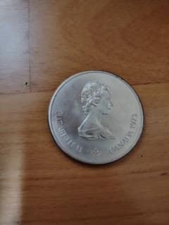 1976年 モントリオールオリンピック記念硬貨 10ドル銀貨 世界地図