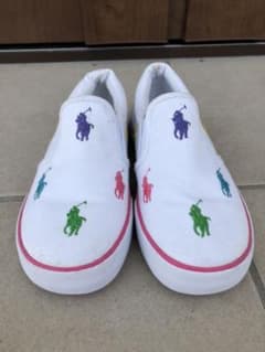 POLO スリッポン　白　17㎝のサムネイル