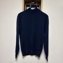 Paul Stuart ネイビー モックネックセーター - メルカリ