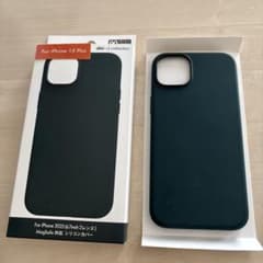 iPhone 15 Plus MagSafe対応シリコンカバー(グリーン)のサムネイル