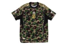 Lサイズ BAPE × adidas BAPE FB Jersey Tシャツ | Shop at Mercari