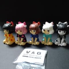 VAG SERIES 40 End of Days Cat Girl 5-piece set Gacha Soft Vinyl Figures