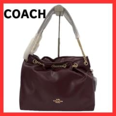 新品未使用 COACH ショルダーバッグ ブリジットフラップ レッド系 