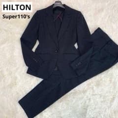 美品◇HILTON【高級Super110's/近年モデル◇パンツスーツ】1B - メルカリ