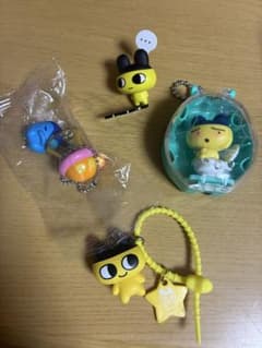 たまごっち ミニフィギュア キーホルダー 4点セット まめっち 虚無っちのサムネイル