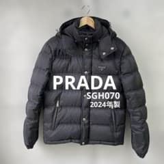 PRADA プラダ ダウン 三角ロゴ SGH070 着脱式フード メンズ 48 - メルカリ