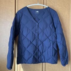 THE NORTH FACE ネイビー ダウンジャケット Sのサムネイル