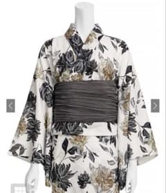 grl fy026 水彩フラワー浴衣セットのサムネイル