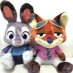 ジュディ ニック スーパーラージぬいぐるみ 新品 ズートピア プライズ
