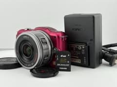 ☆極上美品☆ パナソニック LUMIX DMC-GF5 ピンク/ レンズキット
