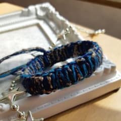 ハンドメイド☆ゴム　ミサンガ編みのサムネイル
