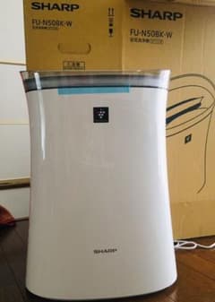 SHARP 空気清浄機 高濃度プラズマクラスター FU-N50BK-W 2020 - メルカリ