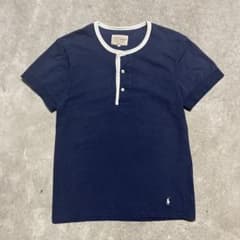 Polo by Ralph Lauren 로고 자수 헨리 넥 반팔 티셔츠