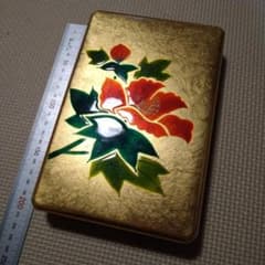 【～8/23期間限定出品】七宝焼 芙蓉 小箱 小物入れ ヴィンテージ 骨董品のサムネイル