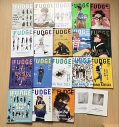 men's FUDGE 2022年～2023年 バックナンバー 18+2冊セットのサムネイル