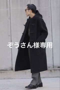 INVERTERE インバーティア ダッフルコート ジョシュアエリス 黒 40 INVERTERE インバーティア ダッフルコート ジョシュアエリス 黒 40