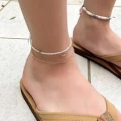 Anklet  ステーションチェーン　アンクレット　14kgfのサムネイル