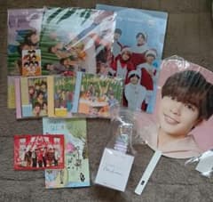 なにわ男子 まとめ売りCD 写真集ファイルうちわ長尾クリアファイル