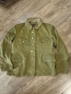 実物/当時物】旧日本陸軍 将校用 軍衣 桜刻印ボタン テーラー仕立て品 