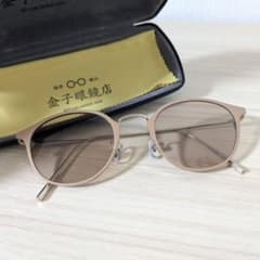 金子眼鏡店 サングラス L049PK Lazy Red 度なし - メルカリ