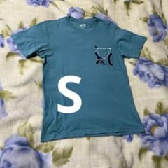UNIQLO UT Bianchi ポケットTシャツ ブルー Sのサムネイル