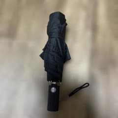 自動開閉 折りたたみ傘 ブラック 晴雨兼用