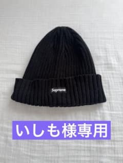 いしも様専用　 Supreme ブラック ニット帽のサムネイル