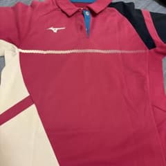 MIZUNO テニスウェア ポロシャツ ピンク Sサイズのサムネイル