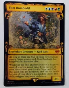 MTG　指輪物語　トム・ボンバディル　ショーケース銀幕foil MTG 指輪物語 トム・ボンバディル ショーケース銀幕foil - メルカリ