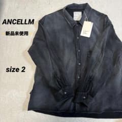 新品未使用】ANCELLM☆デニムシャツ☆2☆ブラック - メルカリ