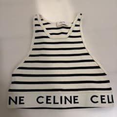 CELINE ストライプ タンクトップ XS - メルカリ