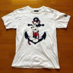 【USED】BLUE BLUE ミッキーマウス　アンカー（碇）Tシャツ M