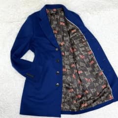 ポールスミス 定価12万 チェスターコート 総柄 国旗 ユニオンジャック 黒　M m89296974214_1.jpg?1757304646