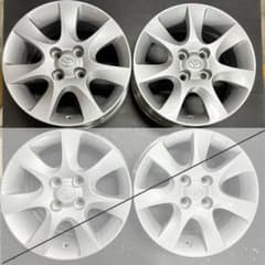 2本 15インチ トヨタ純正ホイール 4穴 ENKEI製 ラクティス、アクア等に