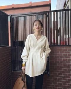SHAPE LINE HEAVY RIB TOPS CLANEクラネ　ニットのサムネイル