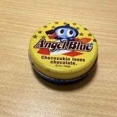平成レトロ ANGELBLUE エンジェルブルー ちょこズキン ミニ缶ケース