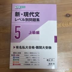 新・現代文レベル別問題集⑤ 上級編のサムネイル