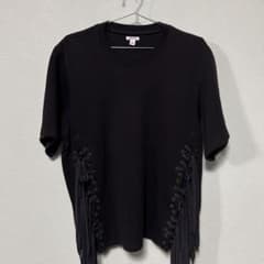 MASU Fringe Lace-Upフリンジ レースアップTシャツ - メルカリ