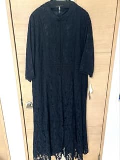 SANS FIN 総レースワンピース　大きいサイズ　大きめワンピース　4Lサイズ