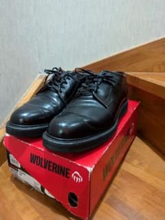 ウルヴァリン POSTMAN OXFORD ブラック 9 ポストマン - メルカリ
