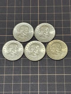 スーザン・B・アンソニー 1ドル硬貨 5枚 まとめ売り 古銭のサムネイル