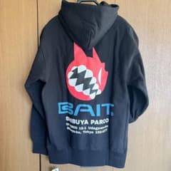 BAIT渋谷PARCO限定ロゴフーディー 裏起毛 プルオーバーパーカー
