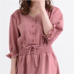 MAJESTIC LEGON♡ コルセットベルト風デザインワンピのサムネイル