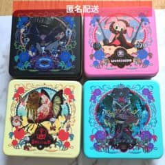 【匿名配送】まどマギ　魔女缶　4缶セット【フェリシモ】のサムネイル