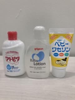 3点セット　ピジョン　クリアローション　アトピタローション　ベビーワセリンのサムネイル