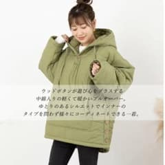 【pichi ピイチ】オーバーサイズ中綿プルオーバー サイドボタンのサムネイル