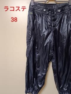 ラコステネイビーナイロンハーフパンツ38