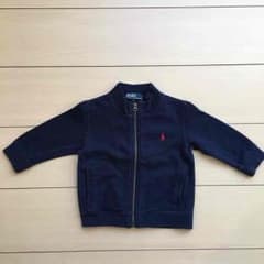 Polo ポロ ラルフローレン スウェット ジップアップ 80 ネイビーのサムネイル