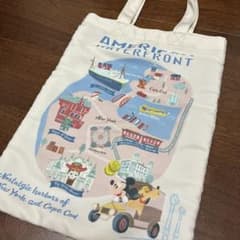 アメリカンウォーターフロント柄トートバッグのサムネイル