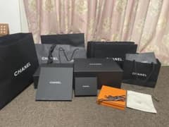G*中様 CHANEL HERMES ショップ袋 空箱セットのサムネイル